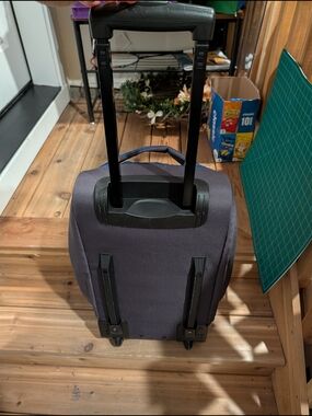 Eddie Bauer Navy Blue Rolling Carry-On Luggage